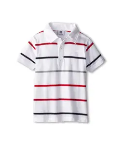 MOQ2000 婴儿高尔夫衬衫/儿童 100 棉 polo t恤设计/高品质短袖衬衫为孩子女婴男婴