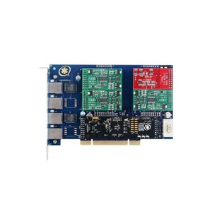Carte analogique TDM410EC_13 IIT/OEM 3 FXO/1 FXS avec suppression d'écho <span class=keywords><strong>VoIP</strong></span> IP PBX filaire LAN pour FreePBX/<span class=keywords><strong>Elastix</strong></span>/Issabel App - Product Image 3