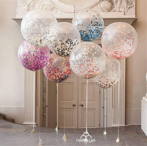 <span class=keywords><strong>Ballon</strong></span> à <span class=keywords><strong>confettis</strong></span> en latex, vente en gros, 12 pouces, 18 pouces, 36 pouces, or Rose, <span class=keywords><strong>confettis</strong></span> en latex propre - Product Image 5