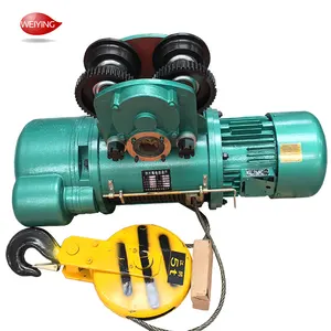 Werkseitiger Wärmeschutz Mini Small Electric Wire Rope Hoist mit Wagen 1 Tonne