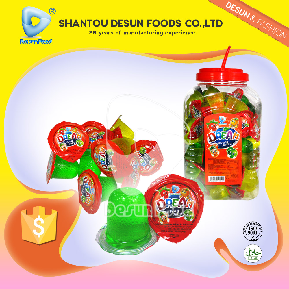 Чашка для фруктового желе в банке