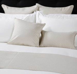 ขายส่งผ้าฝ้ายอียิปต์ 100% 1000TC Sateen สีขาวแผ่นผ้าปูที่นอนโรงแรม - Product Image 3