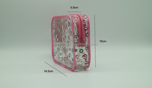Custom Factory Cheap Sweat Pink EVA cosmetic bag with zipper - Product Image 2