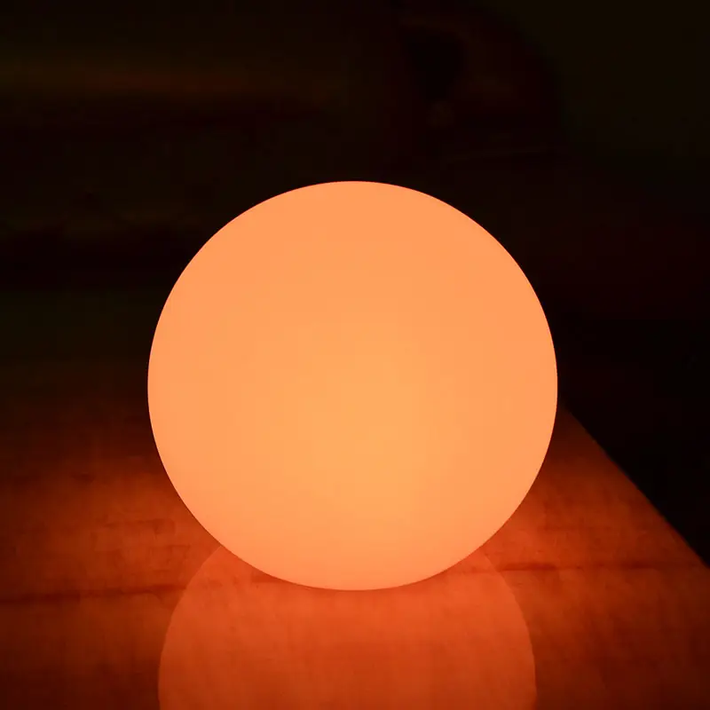16 colors changing luminous led sphere/PE plastic LED ball