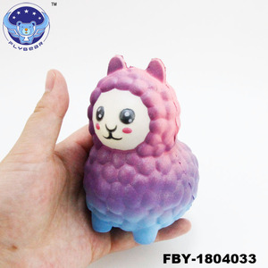 Squishies Alpaga, visqueux Lente Hausse Le Soulagement Du Stress Jouets Super Doux Tueur de Temps Drôle Jouets à Presser Mignon - Product Image 2