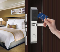 Cerradura Eléctrica Automática para Puerta de Hotel con Tarjeta de Proximidad RFID Orbita E3041 con Software Fidelio Pms