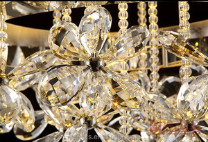 Lustre suspendu en cristal, lustre décoratif pour la décoration de mariage - Product Image 6