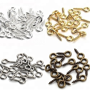 4 couleurs différentes, 200 pièces par couleur, attaches à vis pour bijoux en argile, mini breloques en forme de bouteille bouchonnée - Product Image 2