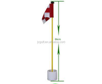 Ensemble de bâtons de drapeau de golf avec tasse de putting, mini drapeaux de golf, drapeaux verts pour la cour