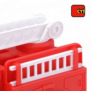 <span class=keywords><strong>Los</strong></span> niños juegan bajo techo ladrillo de dibujos animados juguete camión de bomberos con 11 unids - Product Image 4