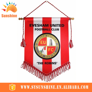 Nouveau type toutes <span class=keywords><strong>les</strong></span> tailles mini logo personnalisé conception de football fanion, football club drapeau échange - Product Image 3