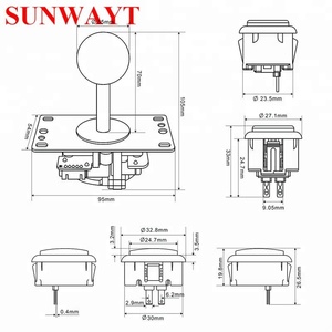 2 Người Chơi Jamma Trò Chơi <span class=keywords><strong>Arcade</strong></span> DIY Bộ Phận Kit Bao Gồm Không Chậm Trễ Bộ Mã Hóa USB Tự Làm 4/8 Cách Phím Điều Khiển Trò Chơi Máy Đẩy Nút - Product Image 6