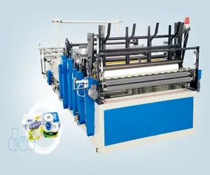 Fully Automatic Toilet Paper Roll and Kitchen Towel Rewinding Machine