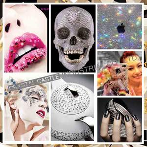 Château de cristal ss30 métallique couleur labrador <span class=keywords><strong>argent</strong></span> flatback verre cristal strass à chaud pour le BRICOLAGE chaussures de mariée - Product Image 6