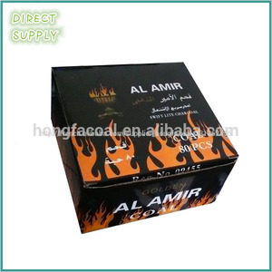 vente en gros de narguilé charbon de bois pour la ronde et en forme de cube - Product Image 1