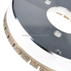 Roue de meulage en verre à liaison diamantée segmentée pour le traitement du verre sur la double bordure de GOLIVE/BOTTERO - Product Image 4