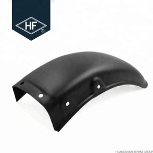 Garde-boue arrière noir mat pour GN125 GS125 - Product Image 2