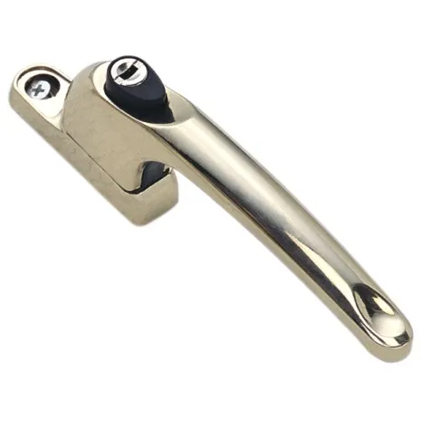 Zinc Alloy Stainless Steel Aluminum Window handle with key Outward Opening Window Handle with lock/key