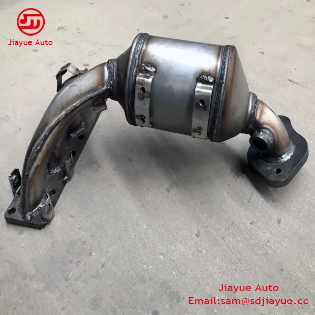 Ningjin Polo Auto Spare Parts Catalytic Converter Car Exhaust Pipes High Quality Chinese Manufacturing