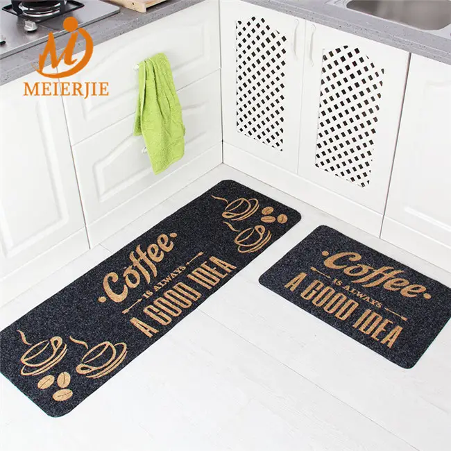 door mat with pvc backing,waterproof bath mat PVC anti fatigue kitchen mat