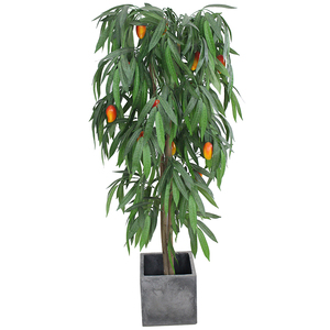 Cây Xoài Nhân Tạo Thường Xanh Cây Mô Phỏng Nhân Tạo Thực Tế Cây Xoài Trang Trí Nội Thất Lớn - Product Image 2