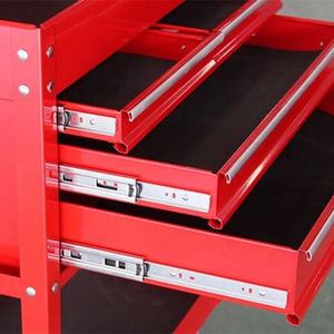 Strumento di metallo trolley con 4 cassetti banco di <span class=keywords><strong>lavoro</strong></span> di servizio contatore officina mobile - Product Image 3