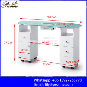 MESA DE MANICURA con ventilación para salón de belleza, gel para uñas - Product Image 3