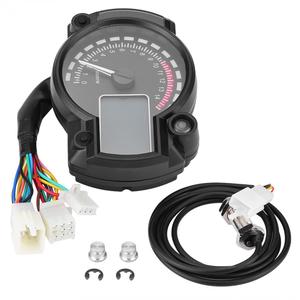 Motocicleta Digital Colorido LCD Velocímetro Odómetro Tacómetro <span class=keywords><strong>Sensor</strong></span> de Velocidad 7 Color Pantalla Medidor de Nivel de Aceite Accesorios - Product Image 3