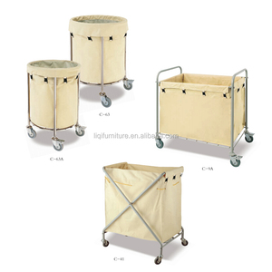 호텔 룸 린넨 카트, 가방 농축 서비스 카트, 린넨 가방 회수 카트 - Product Image 1