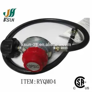 china NG high pressure regulator manufacture factory with csa standard butane high pressure regulator