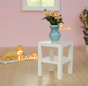 Iland miniatures Maison De Poupée <span class=keywords><strong>Mini</strong></span> Canapé Salon Meubles Lit/2 jardin floral vert WL058 - Product Image 4