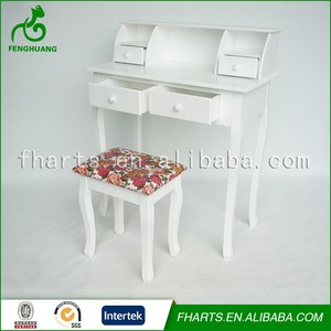 Bianco Stand In Legno Vecchio Stile contemporaneo Comò - Product Image 2