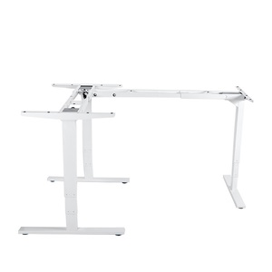 Tres Mesa <span class=keywords><strong>pies</strong></span> 120 grados <span class=keywords><strong>Oficina</strong></span> mesa elevadora eléctrica marco - Product Image 1
