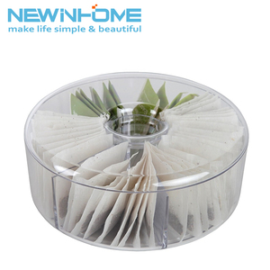 Bán Buôn Tùy Chỉnh 8 Phần Rõ Ràng <span class=keywords><strong>Acrylic</strong></span> Lưu Trữ Chủ Trà Túi Hộp - Product Image 4