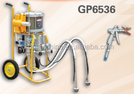 GP6536 двухкомпонентный безвоздушный распылитель высокого давления 65:1 7.5L/мин 0,3-0.6mpa stroke100mm