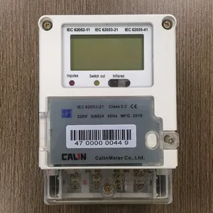 Factory Direct Price New Product Smart Electric Meter Plug-in Module Plc/rf Available Sts Prepaid Meters