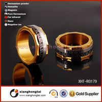 Bague style vintage pour hommes, bijoux, Terminal, bague en cuivre pur, rubis, nouvelle mode