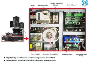 스테이션 에어 차우드 임프리멘테 3D 핫 에어 솔더링 스테이션 ZS-6821 2SD797 IC BGA 리워크 스테이션 - Product Image 6