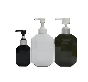 Fabriek Verkopen 400Ml Hand Wassen Vloeibare Zeep Flessen Plastic Cosmetische Container, Body Lotion Fles Met Pomp