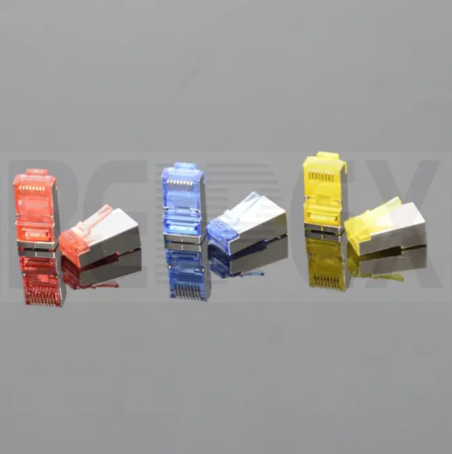 Colorful UTP STP Cat7 RJ45 Plugs Connector