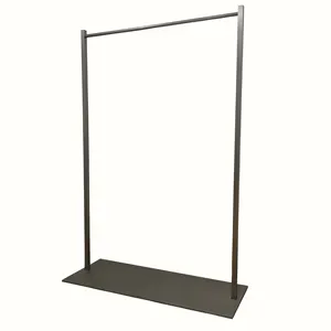 Boutique <span class=keywords><strong>Store</strong></span> elegante rimovibile per Anti-ruggine acciaio inox eco-friendly in acciaio inox in piedi appendiabiti - Product Image 1