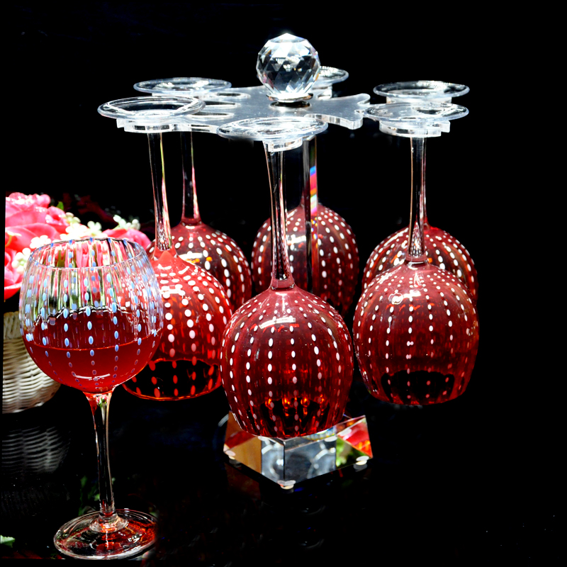 White Wine Glasses Wine Party Glass Wine Glasses With Customized Painted design