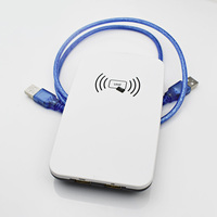 Lector RFID UHF con Rango de Lectura de 3m, Compatible con ISO18000-6C, Interfaz USB Programable, Compatible con Linux, Software de Programación Fácil