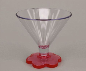 Plastic  Martini Glasses Martini Cocktail Champagne Flute Glasses Goblet - Product Image 2