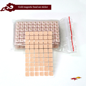 Medicina Monouso sterile Cina Naturale semi di Usa E Getta sterili magnetico pellet-oro placcato orecchio ago palle - Product Image 6