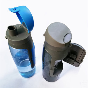Botella de Agua Deportiva Promocional de Plástico de 750 ml con Compartimento de Almacenamiento y Tarjetero - Product Image 4