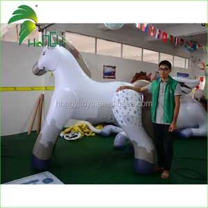 Hongyi Hot Selling Inflatable Horse / Inflatable Sex Horse / PVC Giant Inflatable White Horse Animal For Sale