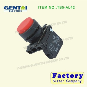 Interruptor de botón pulsador de retorno de resorte alternativo rojo de alta calidad - Product Image 5