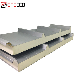 카타르 프로젝트 50mm 폴리 우레탄 PU 절연 금속 지붕 패널 - Product Image 1