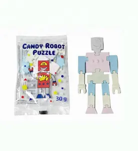 Dextrose robot puzzle fruity press mint tablet candy sugar fruit press candy